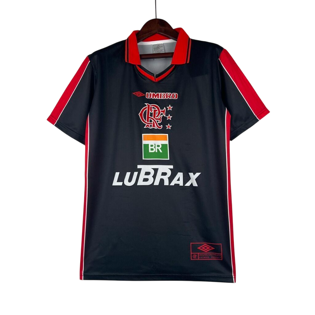 Camisa Retrô Flamengo Third 1999/00 Masculino - Preto