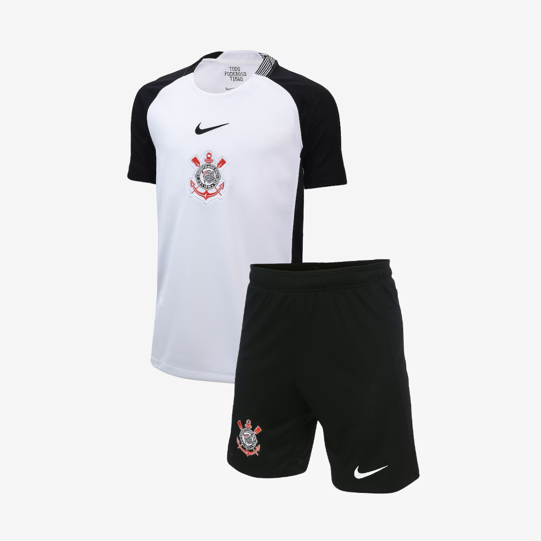 Conjunto Infantil Feminino Nike Corinthians 2025/26 I