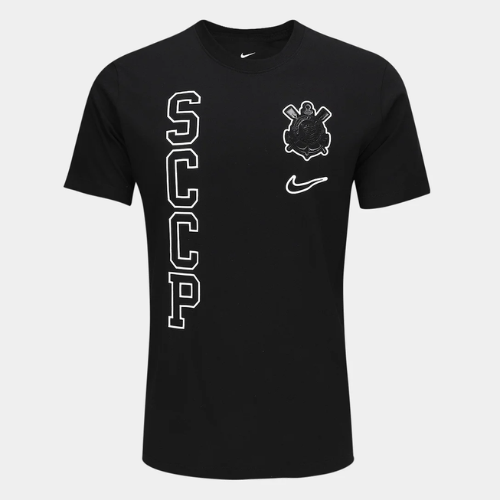 Camiseta Corinthians Nike Masculina - Preto