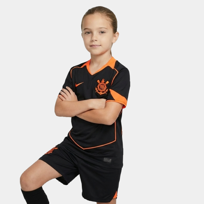 Conjunto Infantil Feminino Nike Corinthians 2025/26 III
