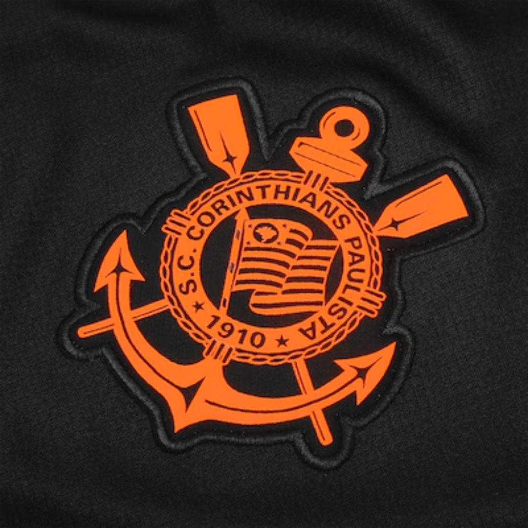 Camisa Feminina Nike Corinthians 2025/26 III Torcedor Com Patrocínios