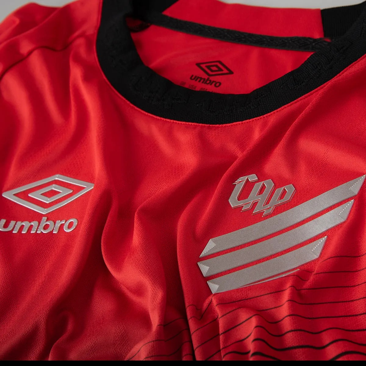 Camisa Athletico Paranaense 2025/26 Home Umbro Torcedor - Vermelha e Preta