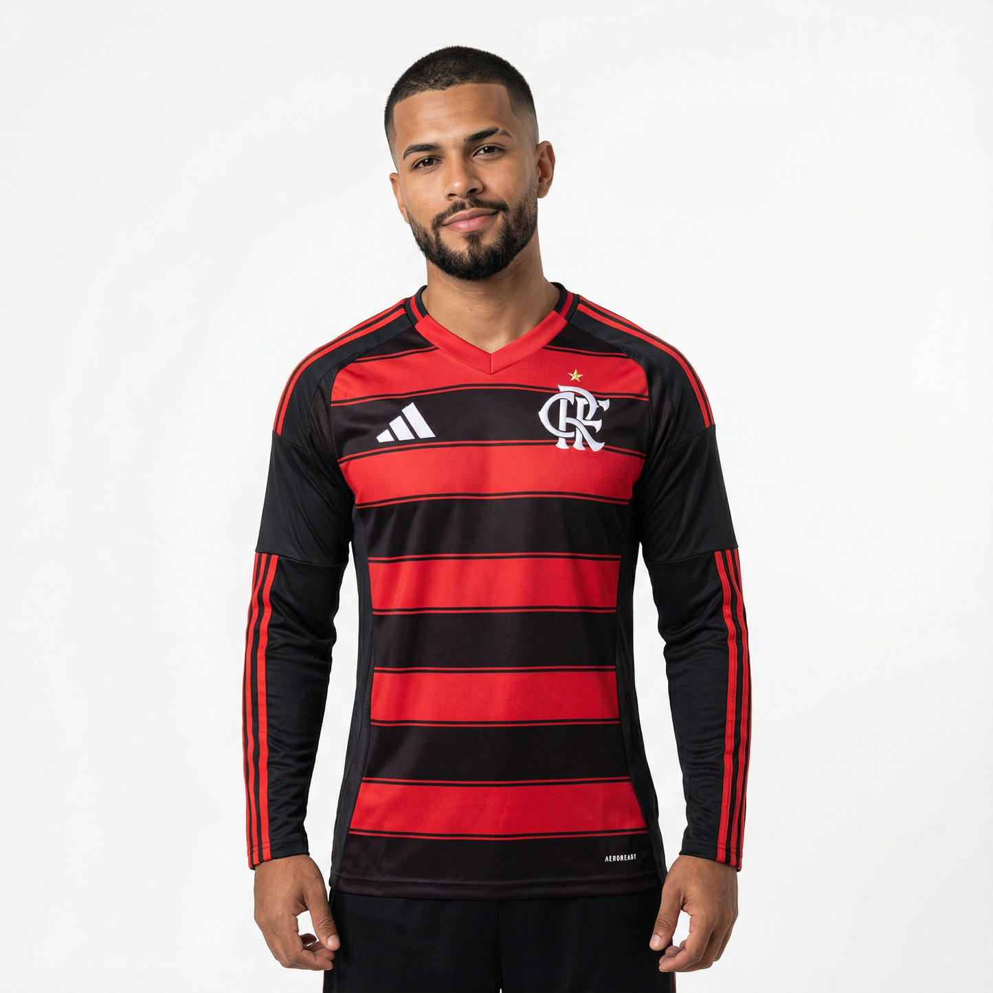 Camisa Manga Longa Adidas Flamengo 2025/26 I