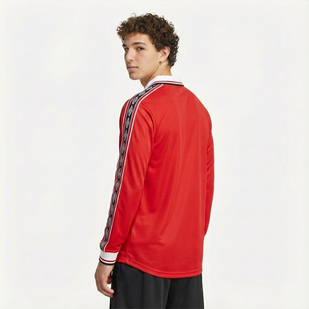 Camisa Retrô Manchester United 1998/99 I Manga Longa