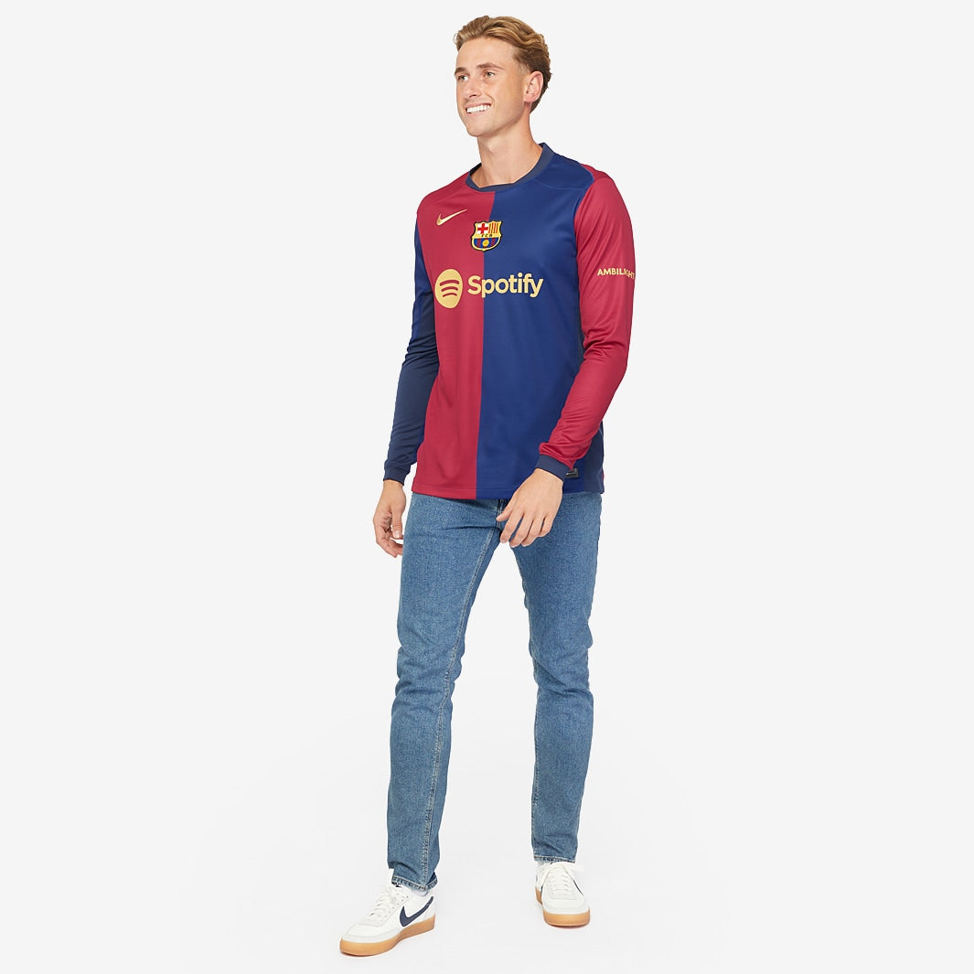 Camisa Manga Longa Nike FC Barcelona 2024/25 Torcedor - [product_category] | Arquibancada Esportes