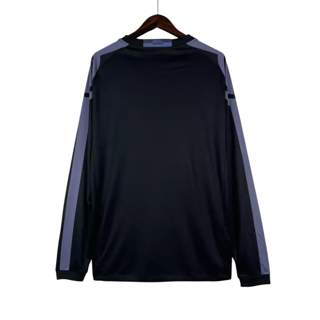 Camisa Real Madrid Third III 2016/17 Adidas Retrô Manga Longa - Preto