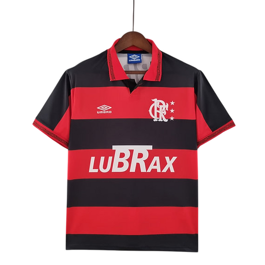 Camisa Retrô Flamengo Home 1992/93 Masculino - Preto e Vermelho