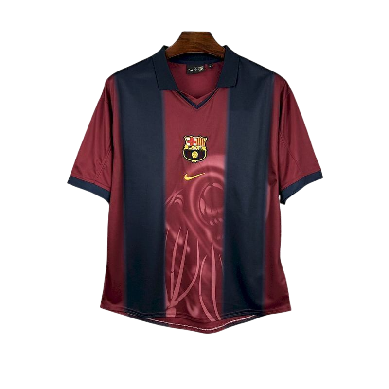 Camisa Barcelona Cactus Jack Home 2000/01 Retrô