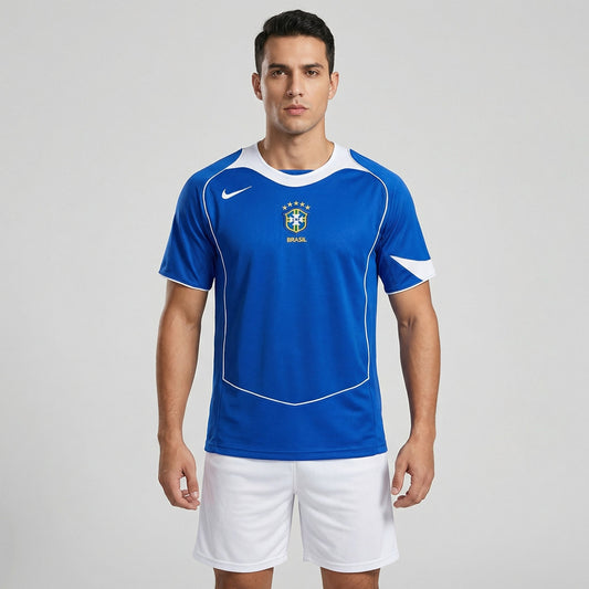 Camisa Brasil 2004/05 Retrô Masculina
