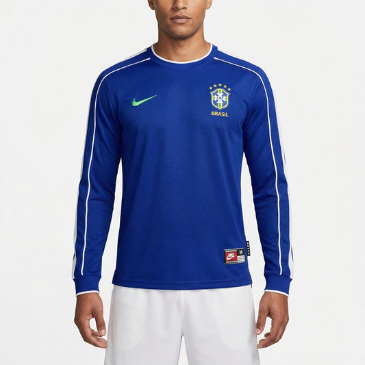 Camisa Brasil 1998/99 II Retrô Manga Longa Masculina