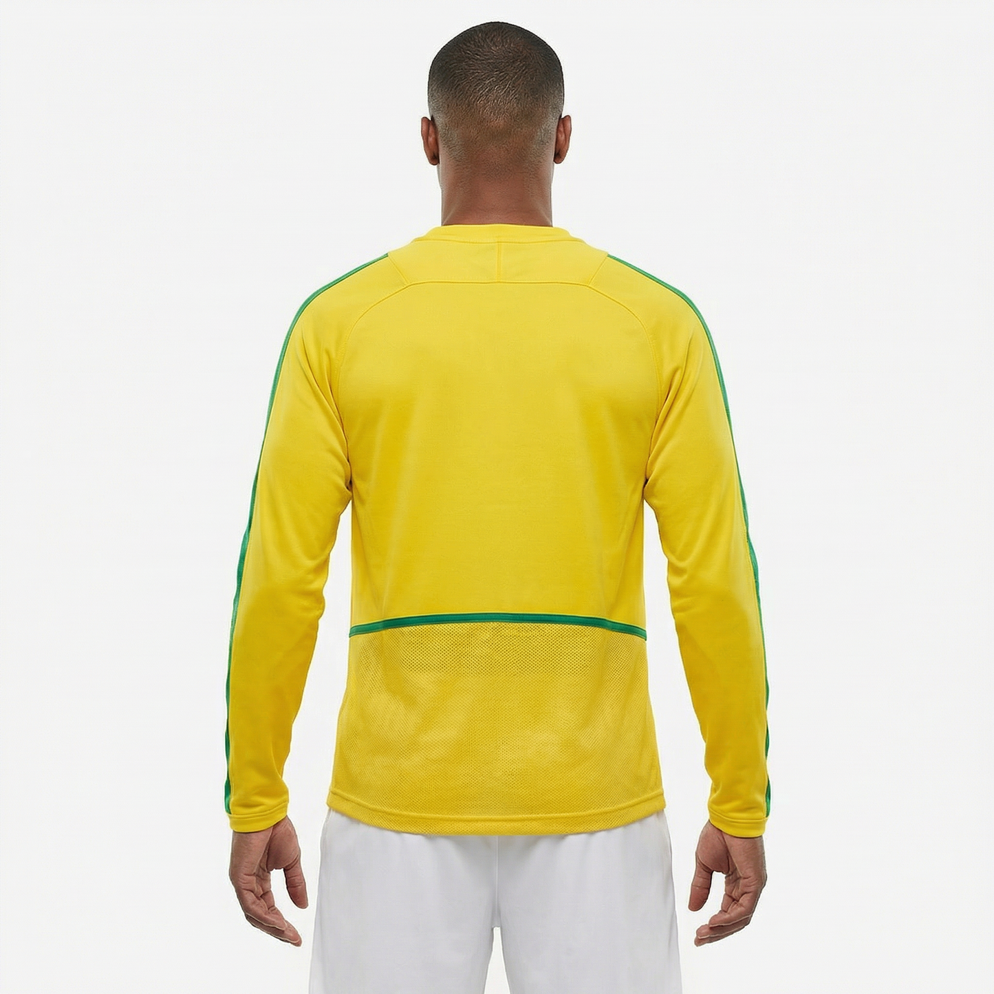 Camisa Brasil 2002 I Retrô Manga Longa Masculina