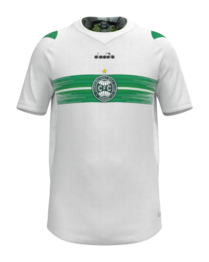 Camisa Coritiba 24/25 Home Diadora Torcedor - Branca