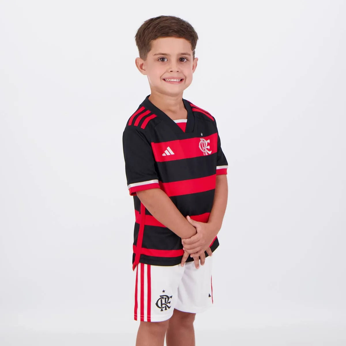 Conjunto Infantil Adidas Flamengo 2024 I