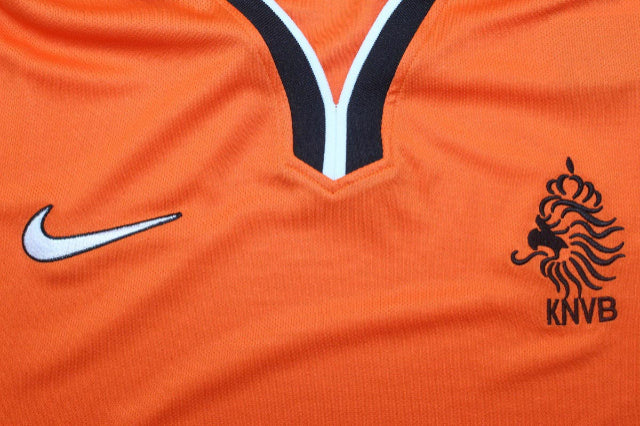 Camisa Manga Longa Holanda 1998 Nike - Laranja