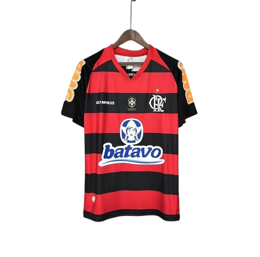 Camisa Retrô Flamengo Home 2010/11 Masculino - Preto e Vermelho